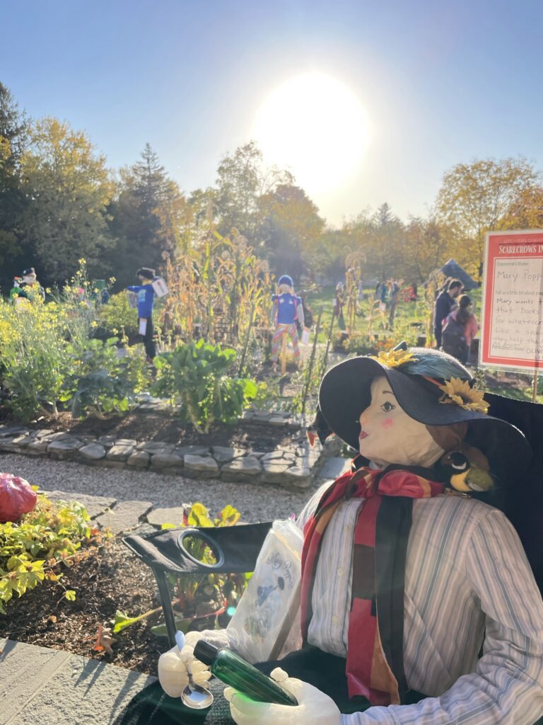 Scarecrows in the Meadow, Litchfield CT.