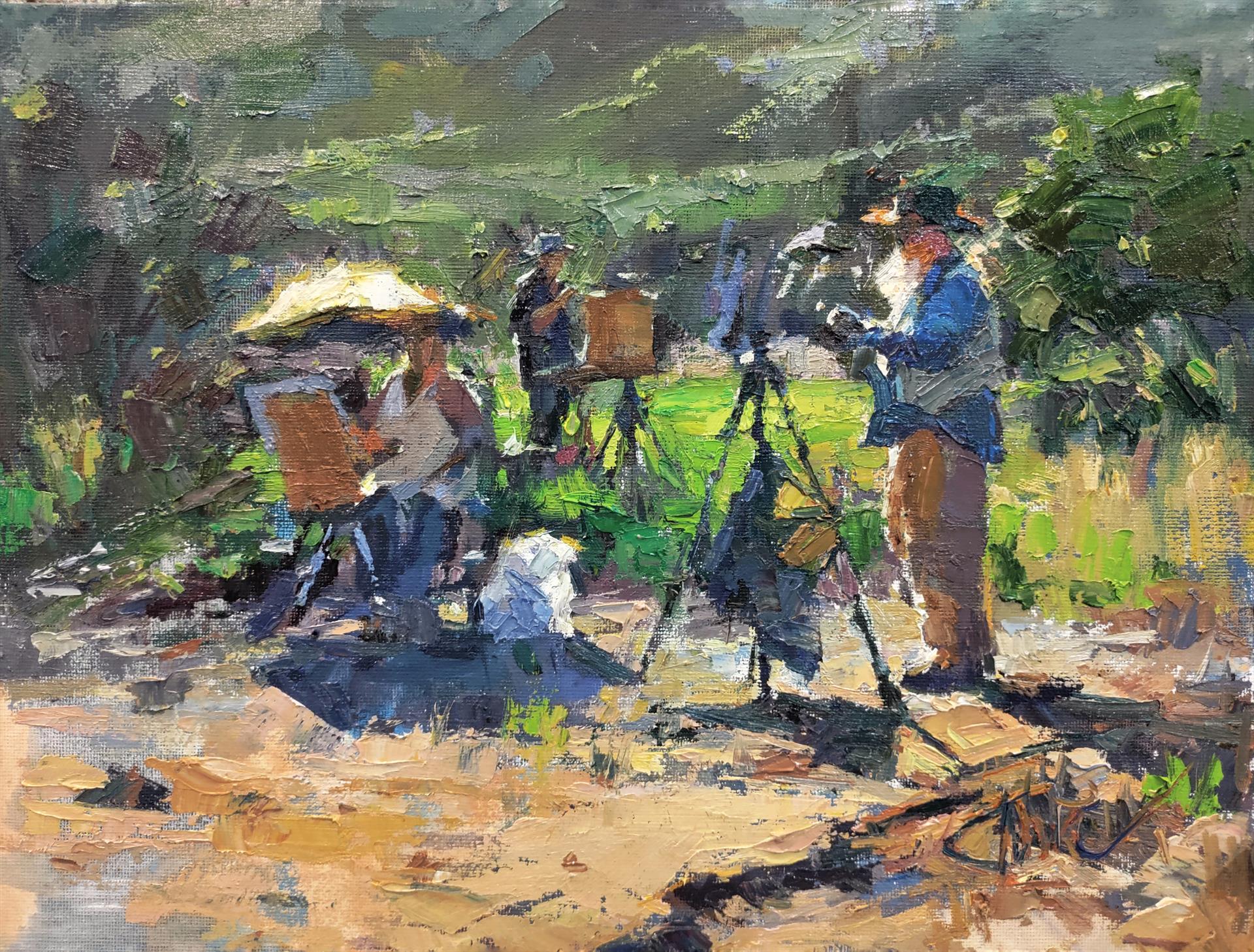 Plein Air Litchfield practice sessions