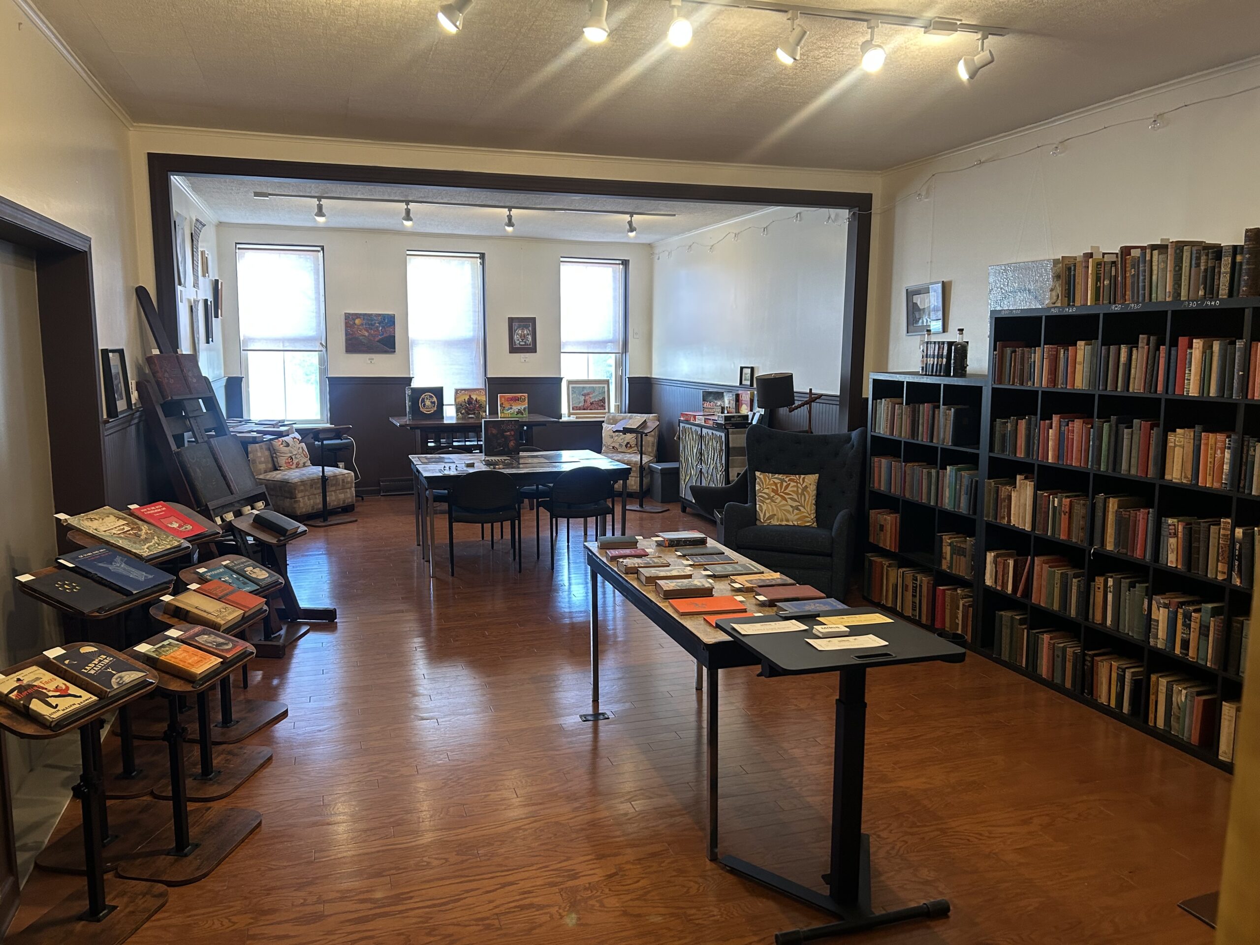 MUGS aka My Unique Gathering Spot officially opens this coming weekend above At The Corner restaurant at 3 West St. in Litchfield center. MUGS, branded as a home for curious minds, is part vintage bookshop, part cozy tabletop gaming destination, and a place where people can gather for events, workshops, and conversations. Guests can rent a table or the whole space if they’d like to game in an old library type setting, for example. The mission is to provide a welcoming space where community thrives, conversations flow, and curiosity sparks discovery. MUGS was created by Dan Banks, who is the book and game curator, and Alissa Monteleone, the event and workshop host. See the website https://welcome2mugs.com to learn more and look for the calendar of events to be populated this week.